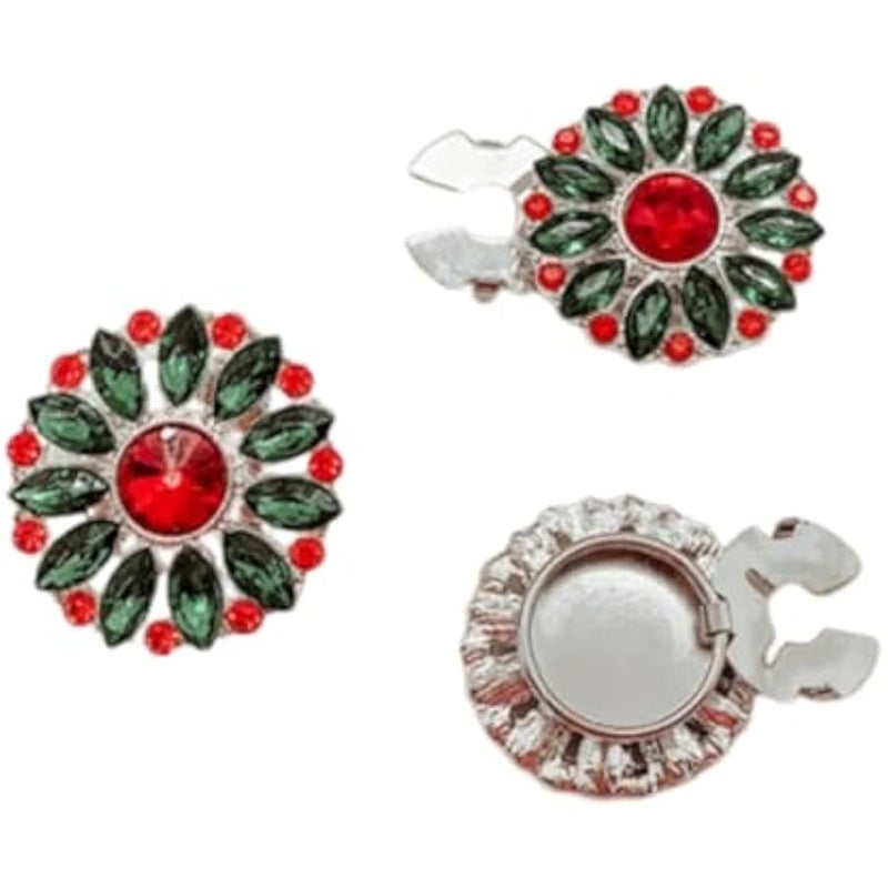 Rhinestone on Covers, on Covers for Women Blouses, Detachable Shirt on Clips ons Jewelry, Crystal Fancy ons for Clothing Decorative ons for Crafting, DIY (24PCS) Z2 - Image 1