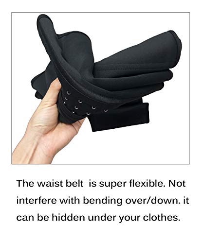 GainKee Waist Trainer with Straps Work Out Waist Trainers for Women Neoprene Corset Waist Trainer Cincher (Large, Vest) Black - Image 5