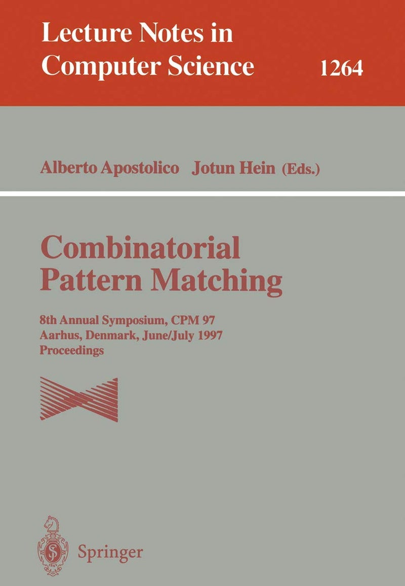 Combinatorial Pattern Matching: 8th Annual Symposium, CPM 97, Aarhus, Denmark, June/July 1997. Proceedings