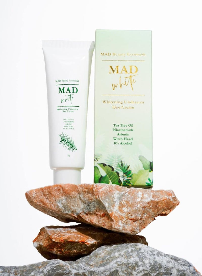Glow MAD BEAUTY ESSENTIALS Whitening Underarm Deo Cream - Image 1