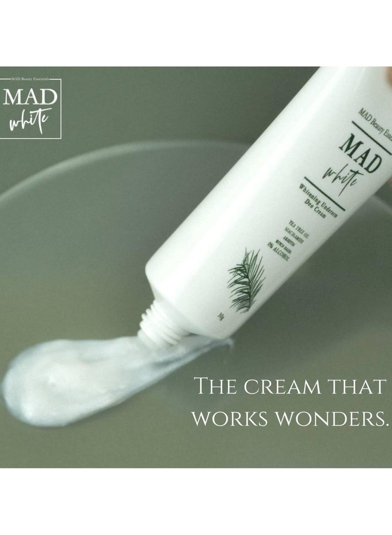 Glow MAD BEAUTY ESSENTIALS Whitening Underarm Deo Cream - Image 5