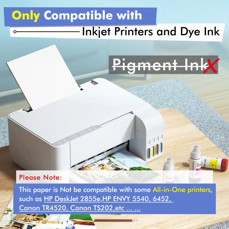 KOALA PAPER Koala Thick Photo Paper Double-sided Glossy Heavyweight Paper 8.5X11 Inches 80LB 100 Sheets 300GSM Cardstock Compatible with Inkjet Printer - Image 3