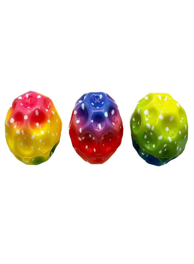 Buko Super Infinity Crazy Bounce Moon Rainbow Ball: Ultimate Grip and Catch, Enhances Hand-Eye Coordination (Pack of 3) - Image 1