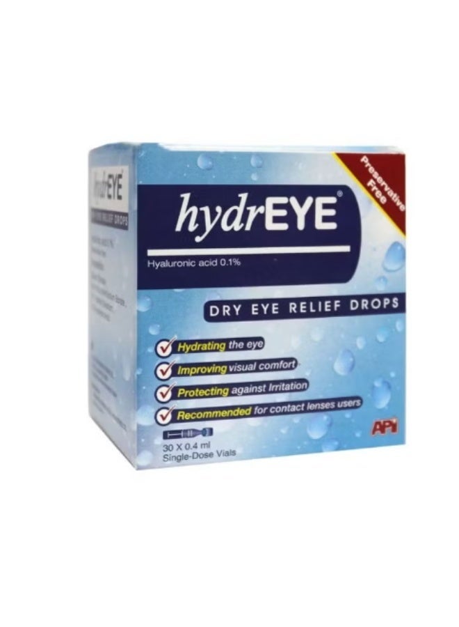 HYDR EYE DROP 30S