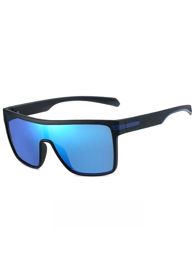HDCRAFTER New Polarized Integrated Large Frame Sunglasses - Image 1