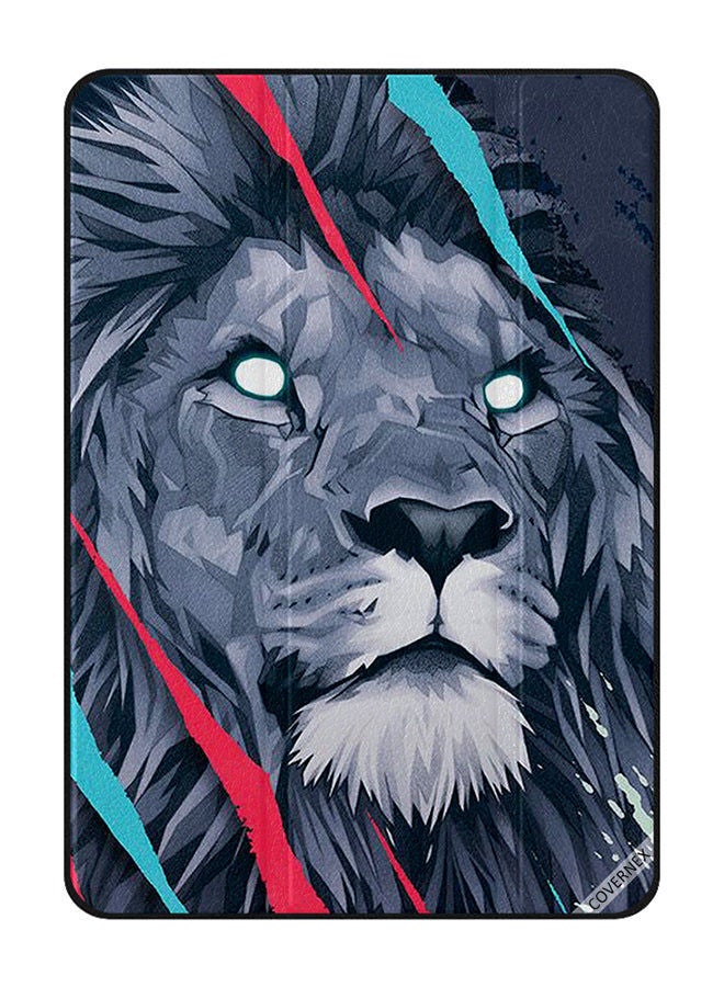 Covernex Protective Flip Cover For Apple iPad mini 6th generation Lion Drwaing  - Image 1