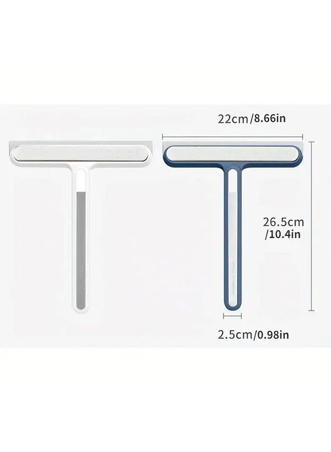 Blue Water Wiper Plate Cleaner Scraper Car Windshield Squeegee Handheld Easygrip Design - Image 2