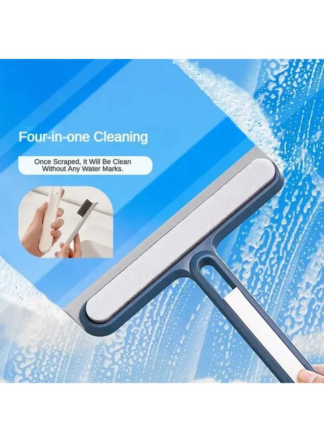 Blue Water Wiper Plate Cleaner Scraper Car Windshield Squeegee Handheld Easygrip Design - Image 1