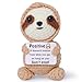 OkiyiD Emotional Support Crochet Positive Sloth Gifts Handmade Stuffed Animal with Positive Affirmation Card Desk Decor Office Gift for Women Friends - Image 3