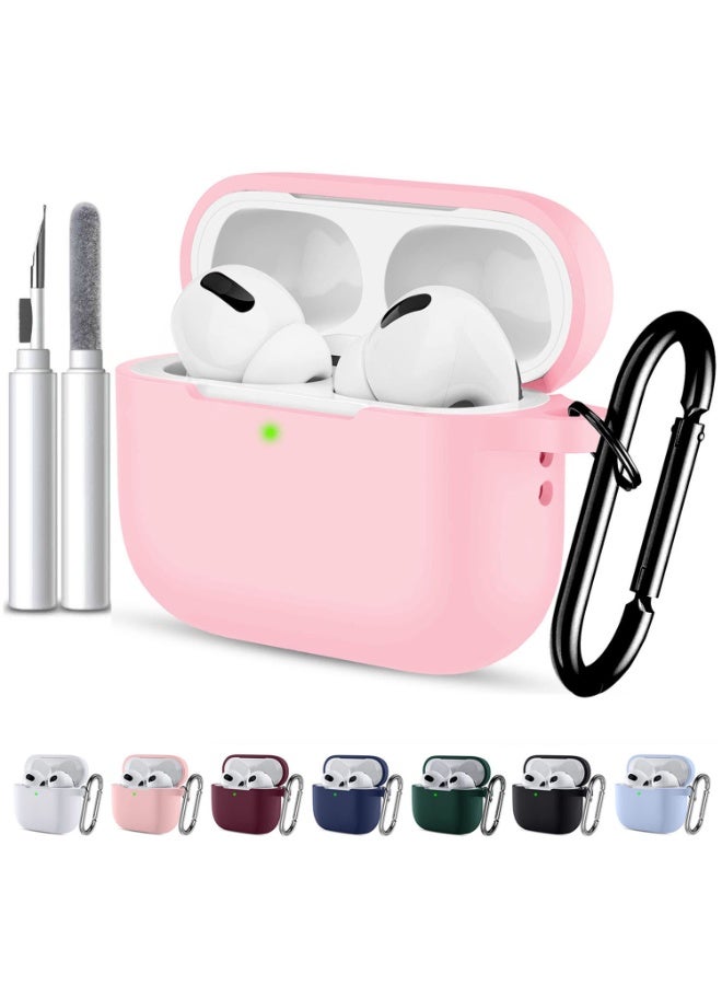 أنيوغرو لغطاء حالة AirPods Pro 3 2025 مع مجموعة نظيفة ، حالة حماية سيليكون ناعمة لـ AirPods Pro 3 للسفر أو الرحلات اليومية ، الملحقات مع سلسلة المفاتيح - Image 1
