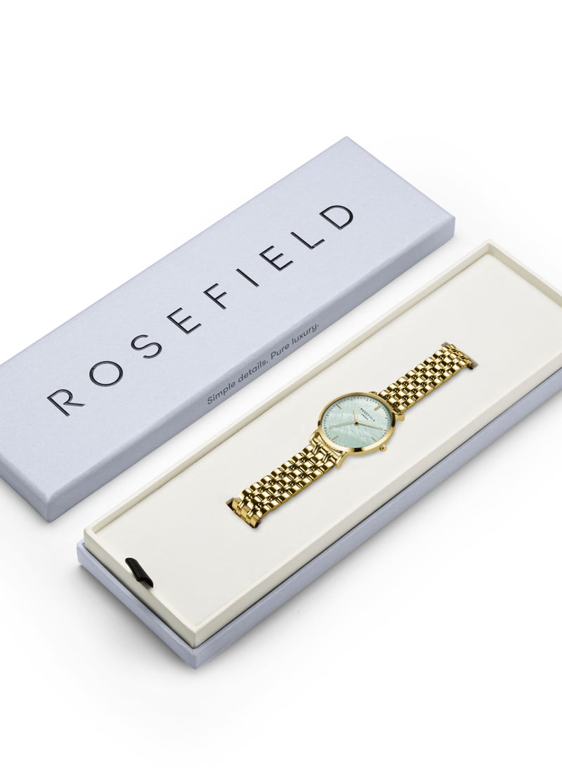 RoseField Rosefield Upper East Side Green Pearl Gold Women Watch - UGGSG-U37  - Image 4