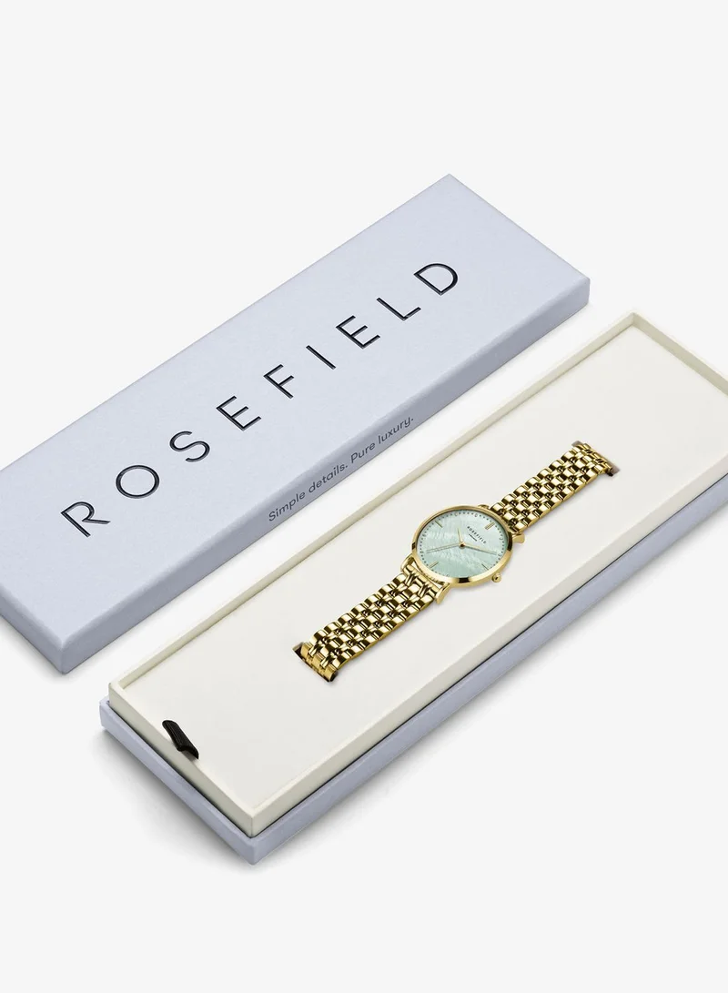 Rosefield  Rosefield Upper East Side Green Pearl Gold Women Watch - UGGSG-U37 for Women | Best Price UAE