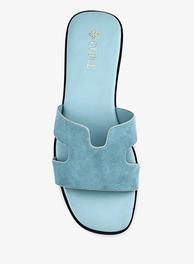Cuple  Womens suede flat sandals for Women | Best Price UAE
