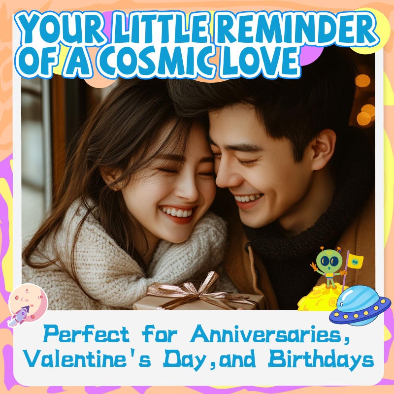 TKGIFTHOT Unique Valentines Gifts for Him Her Boyfriend Girlfriend Crochet Alien Valentines Day Anniversary Birthday Funny Romantic Gifts to My Love Men Women - Image 3