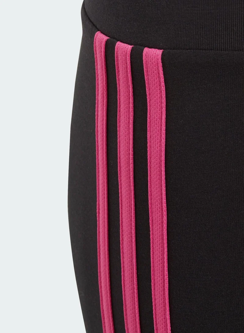 adidas بنطال رياضي ضيق قطن مزين ب 3 خطوط
