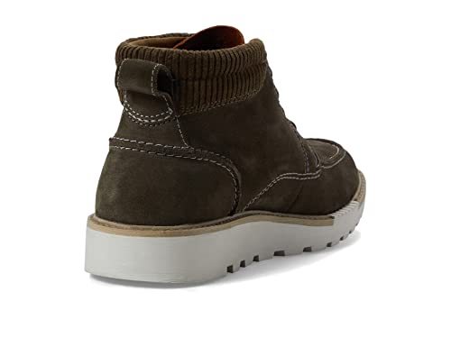 Clarks Men's Barnes Mid Oxford Boot, Dark Grey Suede, 8.5 Medium US - Image 5