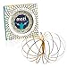 Mozi Geometric Magic Flow Bracelet Easy to Use 3D Spiral Toy Spinning Bracelet for Children and Adults Black and Gold - Image 3