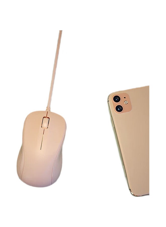 B.O.W Hangshi M136U Wired Mouse, Business Office Mouse, Quiet Comfortable Mouse, Symmetrical Mouse, Laptop Mouse, Black - Image 3