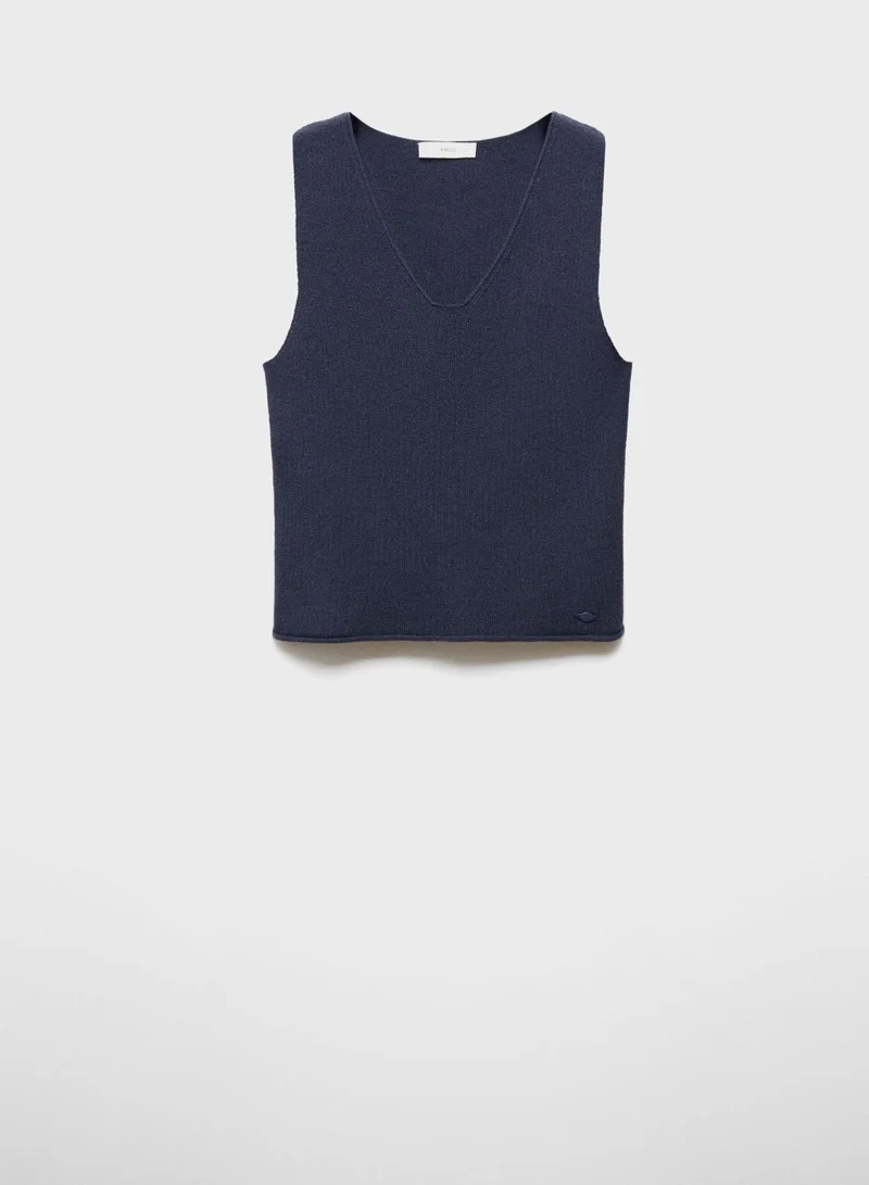 مانجو Youth V-Neck Top