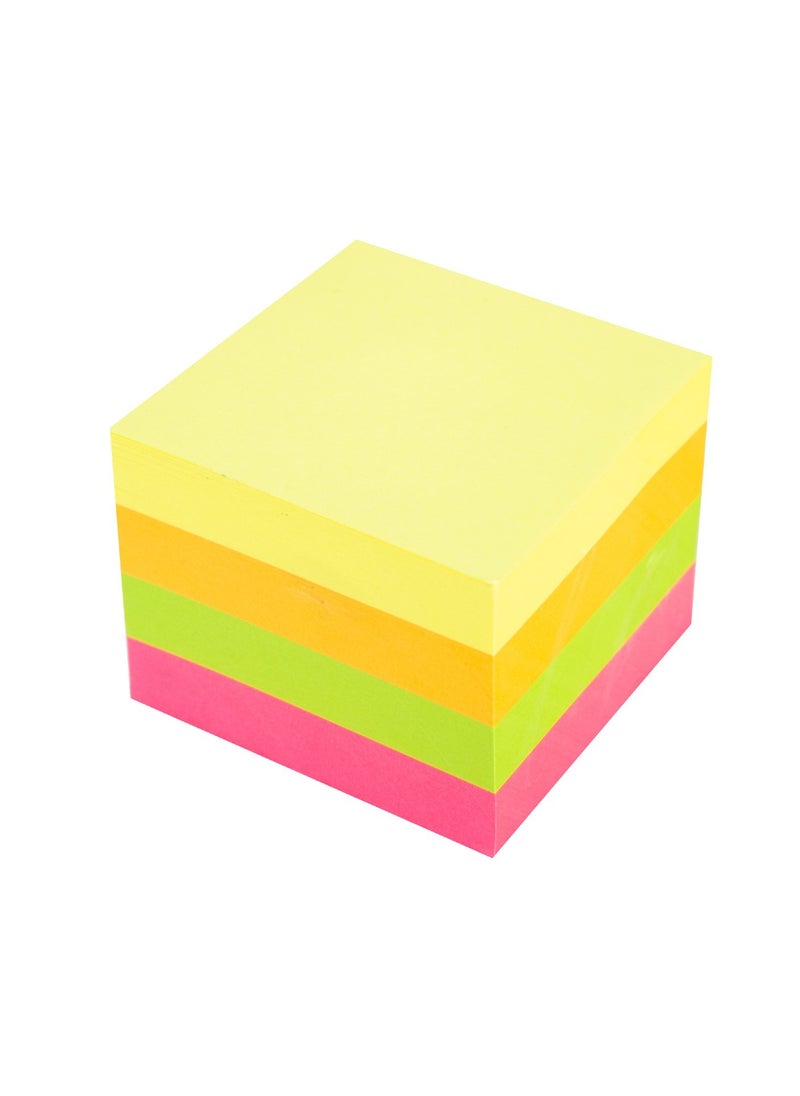 Deli 400-Piece Sticky Notes 2x2 Inch Size Multicolour  - Image 2