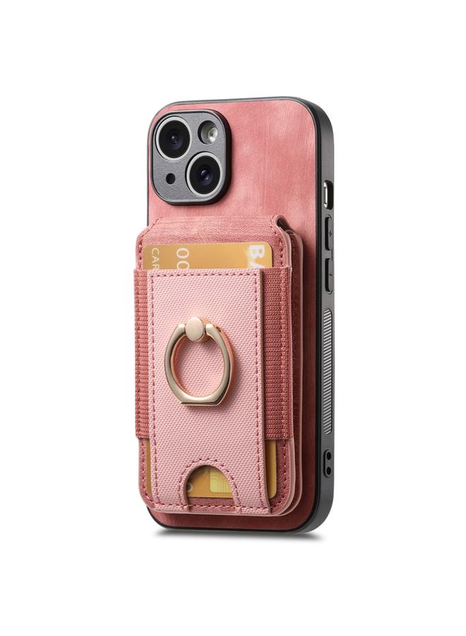 Zaboon Case For iPhone 13 Pro Retro Splitable Magnetic Stand Card Bag Leather Phone Case - Image 2