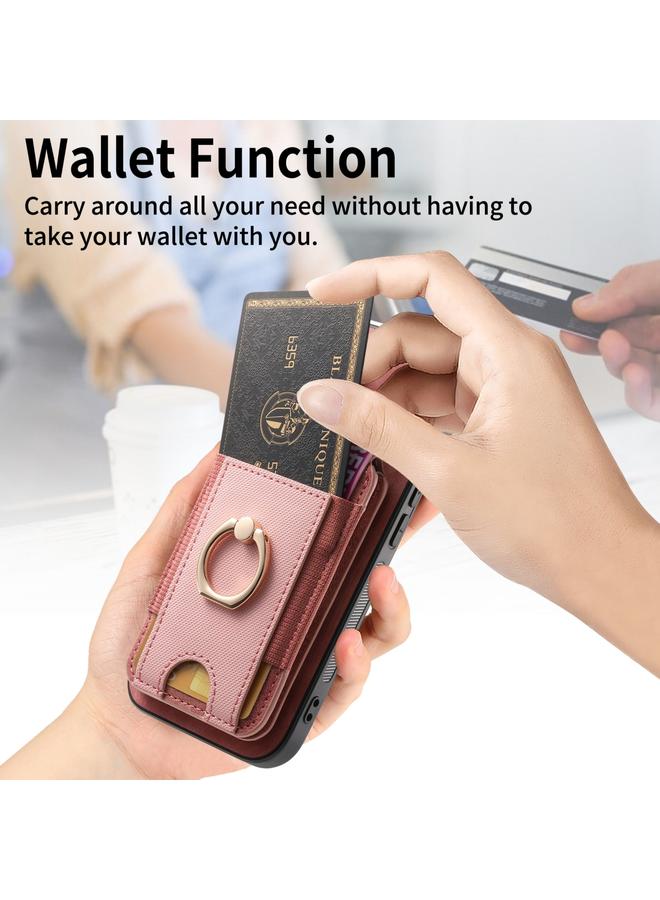 Zaboon Case For iPhone 13 Pro Retro Splitable Magnetic Stand Card Bag Leather Phone Case - Image 5