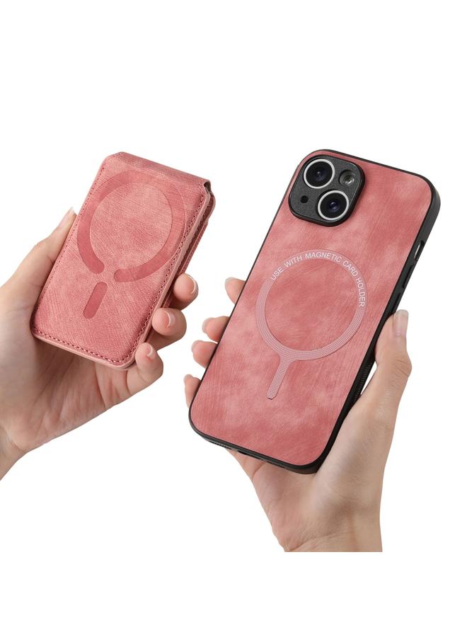 Zaboon Case For iPhone 13 Pro Retro Splitable Magnetic Stand Card Bag Leather Phone Case - Image 3