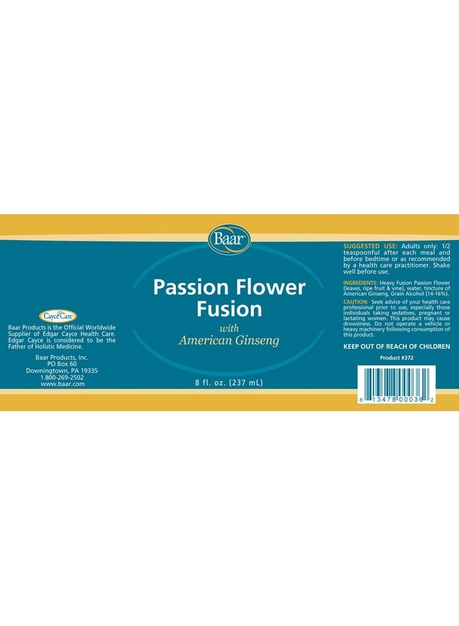 Baar Heavy Fusion Passion Flower with American Ginseng, 8 Ounces - Image 2