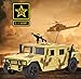 Lollipop United States Army Friction Powered Military Humvee Toy 116 Scale Model Armored Car Utility Vehicle wLightsSounds - Image 3