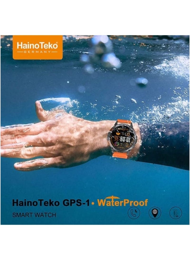 Haino Teko HainoTeko GPS-1: Waterproof AMOLED Smartwatch with Health Tracking & Fitness Features - Image 3