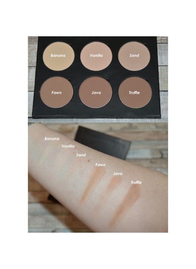 Beauty Junkees Banana Setting Highlighting Pressed Powder Makeup - Yellow Under Eye Concealer, Color Corrector, Contour Highlight Palette Refill Magnetic Pan 37mm, Professional Cosmetics, Paraben Gluten Cruelty Free  - Image 3
