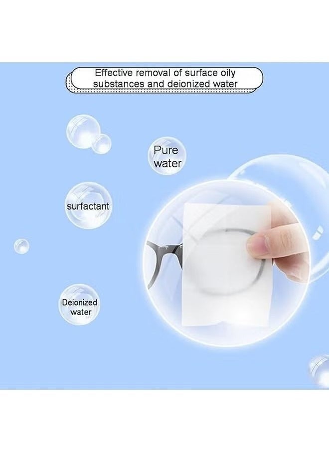 HY 100 Pieces Lens Wipes, Wipes for Glasses, Camera Lenses, Mobile Phones, Laptop, Individually Wrapped Disposable in Bags  - Image 5