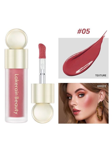 Velvet Liquid Blush Lightweiht，Long Lasting，Create a Natural and Vibrant Makeup 05