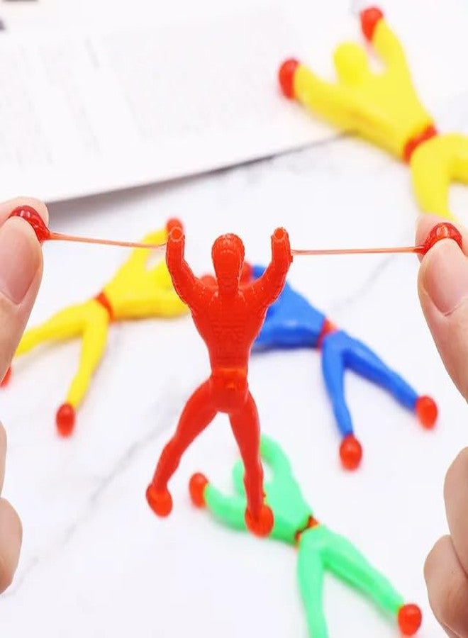 Sawkirp darshraj Wall Climbing Man Sticky Wall Climber Toy Rolling Man For Kids Stretchy Sticky Novelty Toy For Children Toys Gift For Kids Chipko Sticky Wall Climbing Toys (Pack Of 5), Multicolor - Image 5