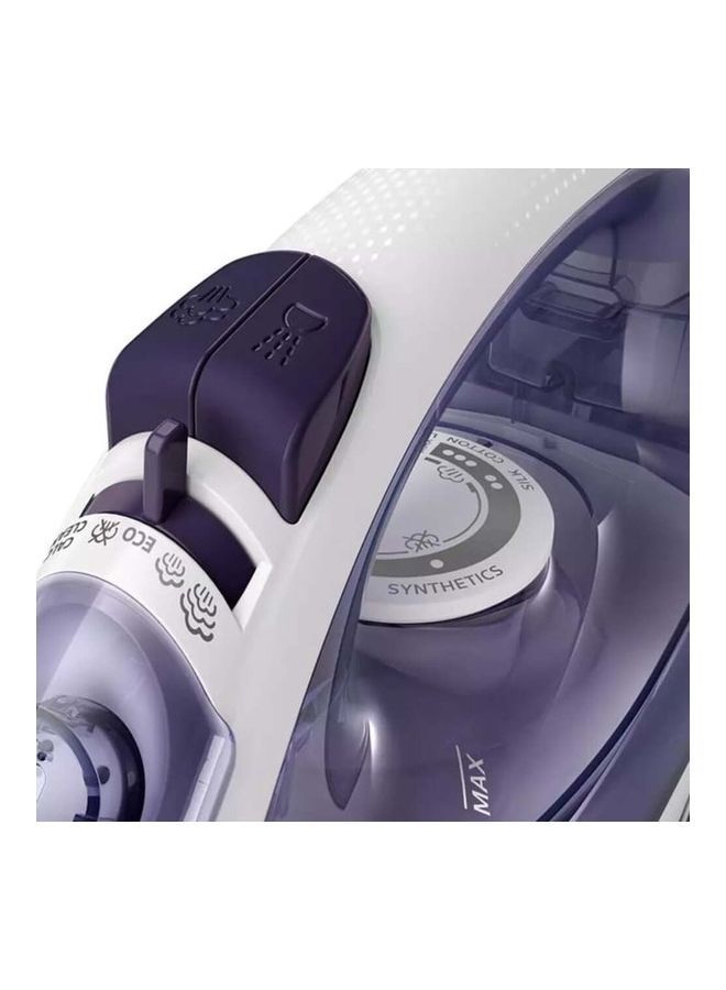 Philips Easy Speed Steam Iron 220 ml 2000 W GC175236 Purple - Image 2
