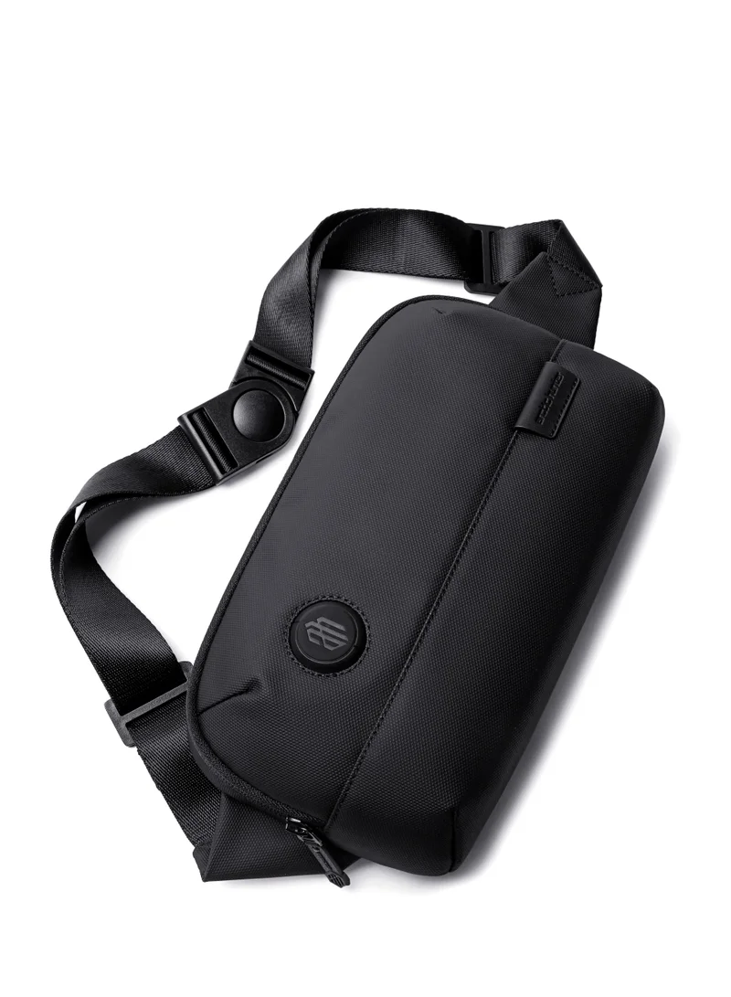 ARCTIC HUNTER Waist Bag Anti-Theft Water Resistant Shock Proof Business Leisure Crossbody Chest Bag for Men Women Y00557 Black