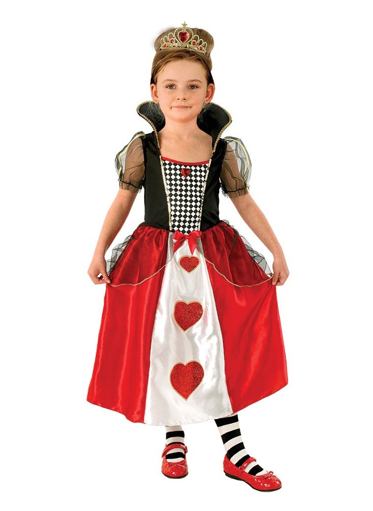 Queen of Hearts Book Week and World Book Day Roleplay Theme Party Child Costumes, Girls Fancy Dress Ages 3 to 10 yrs - pzsku/Z4051A1BD5700C7B6930DZ/45/_/1706772848/a0f1da03-e6eb-4b85-8788-9d661d56ed46