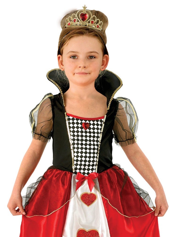 ماد_تويز ملكة القلوب أسبوع الكتاب واليوم العالمي للكتاب موضوع لعب الأدوار حفلة أزياء الأطفال، فستان فاخر للفتيات من سن 3 إلى 10 سنوات - Image 2