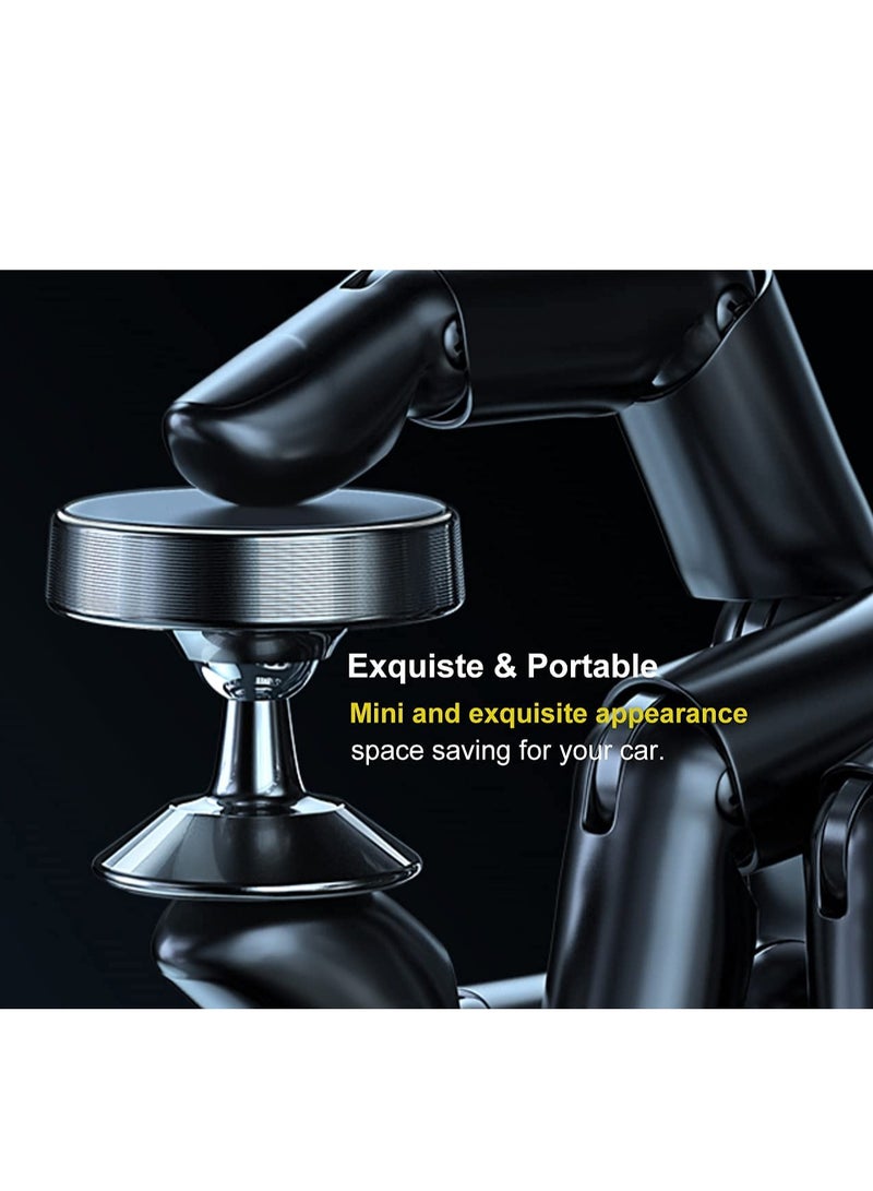 ELTRAZONE Magnetic Mobile Holder for Car – Rotary Suction Cup Design (Black), Secure Mount for Smartphones - Image 4