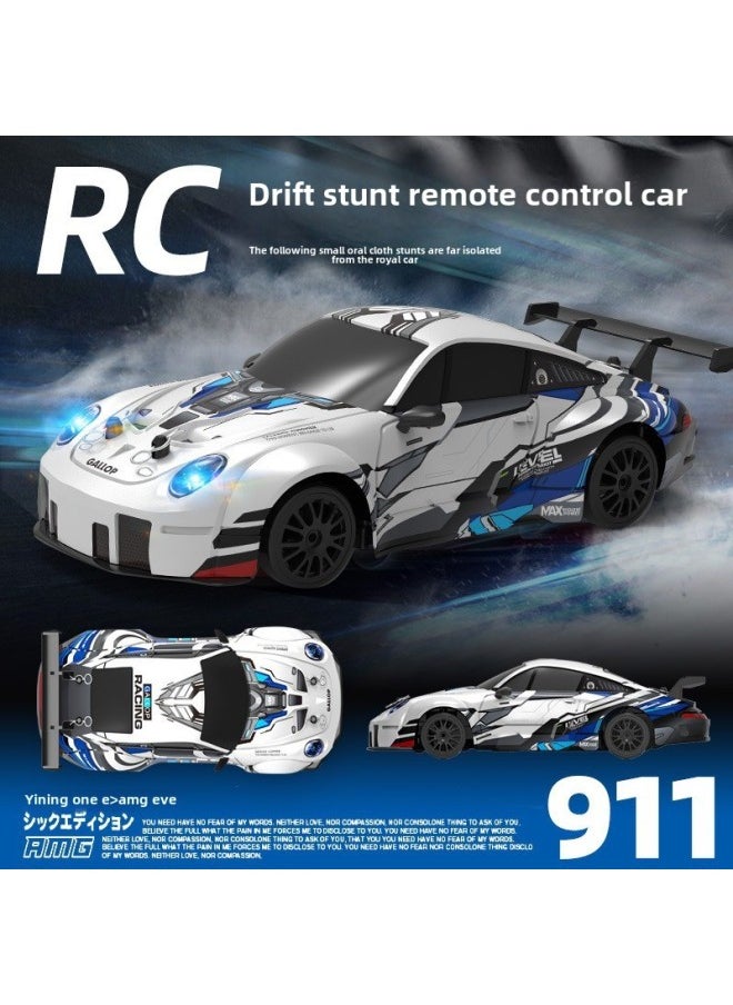 Daifa High Speed RC Remote Control Drift Car 911 Stunt Four-wheel Drive Fine Speed Drift Beginner's Practice Children's Toys-Color:911 Pink -Scale:Chinese Color Box Comes Standard  - Image 5