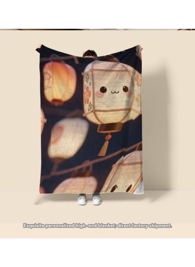 general Flannel thin blanket (warm and comfortable, suitable for sleep, gaming, dust removal and sandproof) 150cm*200cm - 37 - Image 1