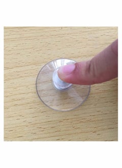 Y&D 10pcs Suction Cup Glass Pads 40mm Clear PVC Strong Sucker Holder with Screw Nut for Car Shade Cloth Bathroom Wall Door Window  - Image 2