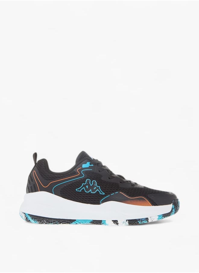Kappa Mens Logo Print Sports Shoes With Lace-Up Closure  - Image 3