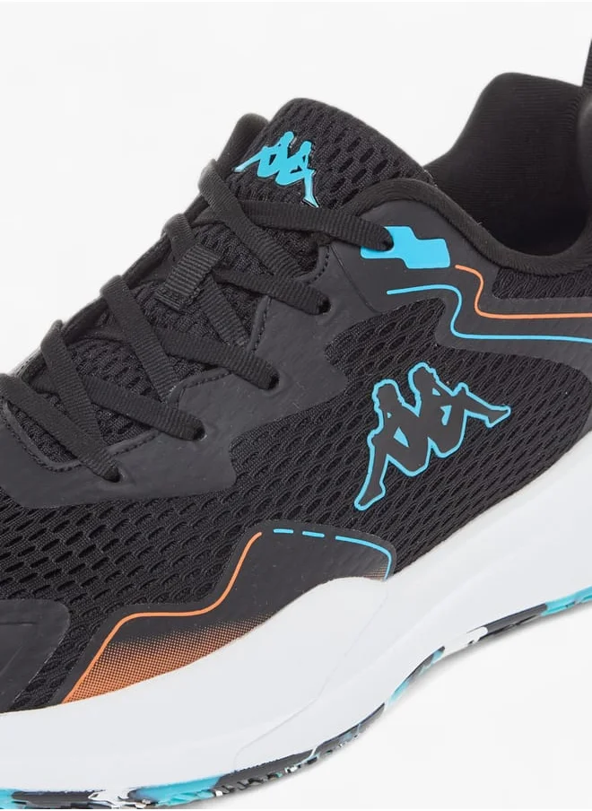 كابا Mens Logo Print Sports Shoes With Lace-Up Closure