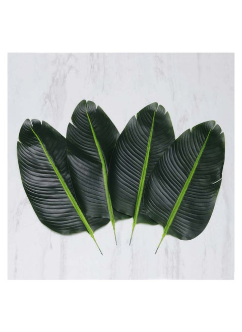 Yatai Pack of 4 Artificial Banana Leaf