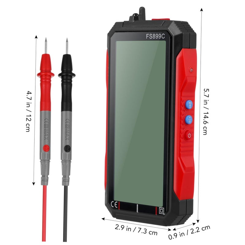 Digital Multimeter High Precision Voltage Resistance Tester Large Display Auto Range Compact Portable - Image 5