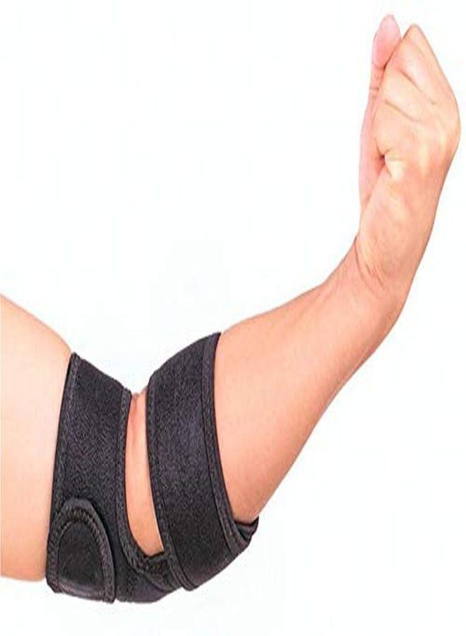 GymWar Elbow, Reversible Neoprene Support Brace for Joint, Arthritis Pain Relief, Tendonitis, Sports Injury Recovery, Black, 1 Count, By GymWar - Image 3