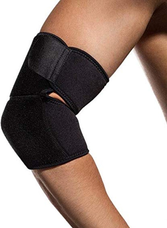 GymWar Elbow, Reversible Neoprene Support Brace for Joint, Arthritis Pain Relief, Tendonitis, Sports Injury Recovery, Black, 1 Count, By GymWar - Image 1