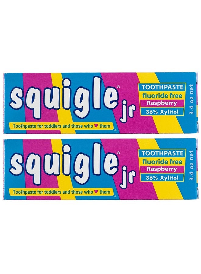Squigle Quigle Jr Toothpaste (For Infants Toddlers) Travel Toothpaste Prevents Cavities Canker Sores Chapped Lips. Soothes Protects Dry Mouths. Stops Tooth Sensitivity No Sls 2 Pack - Image 2