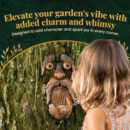 Tree Poetry Tree Face, Tree Faces Outdoor, Tree Art, Tree Decorations Outdoor, Tree Faces, Tree Stump Decor, Face for Tree Trunk, Outdoor Tree Decorations, Tree face Decor, Tree Faces Decor Outdoor, Tree Eyes - Image 5